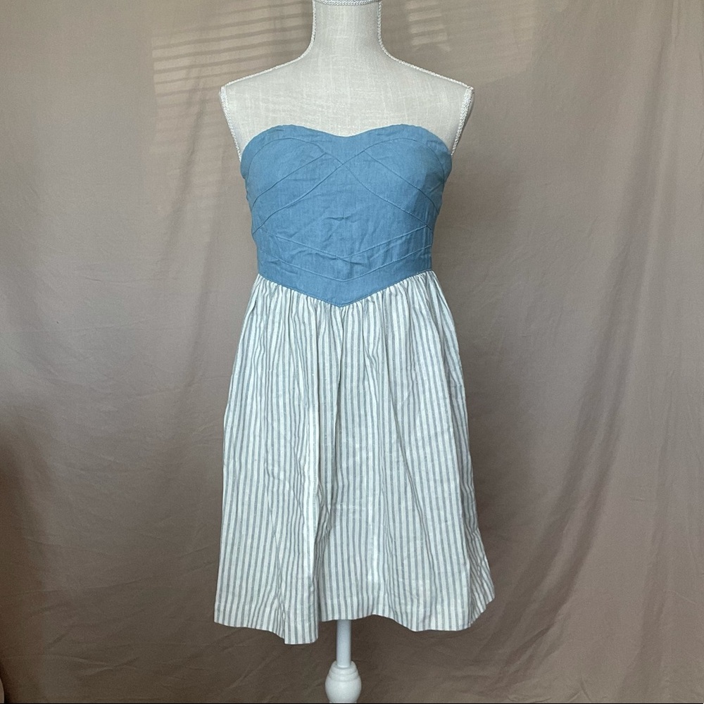 strapless summer dress - size large